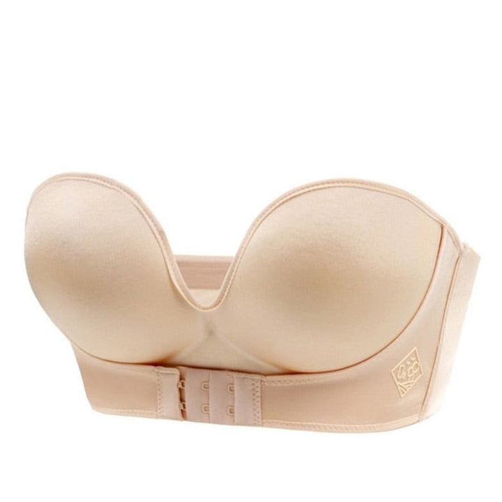 Levoire | Push-Up-Soutien-Gorge Avec Fermeture À L'Avant Pratique Beige