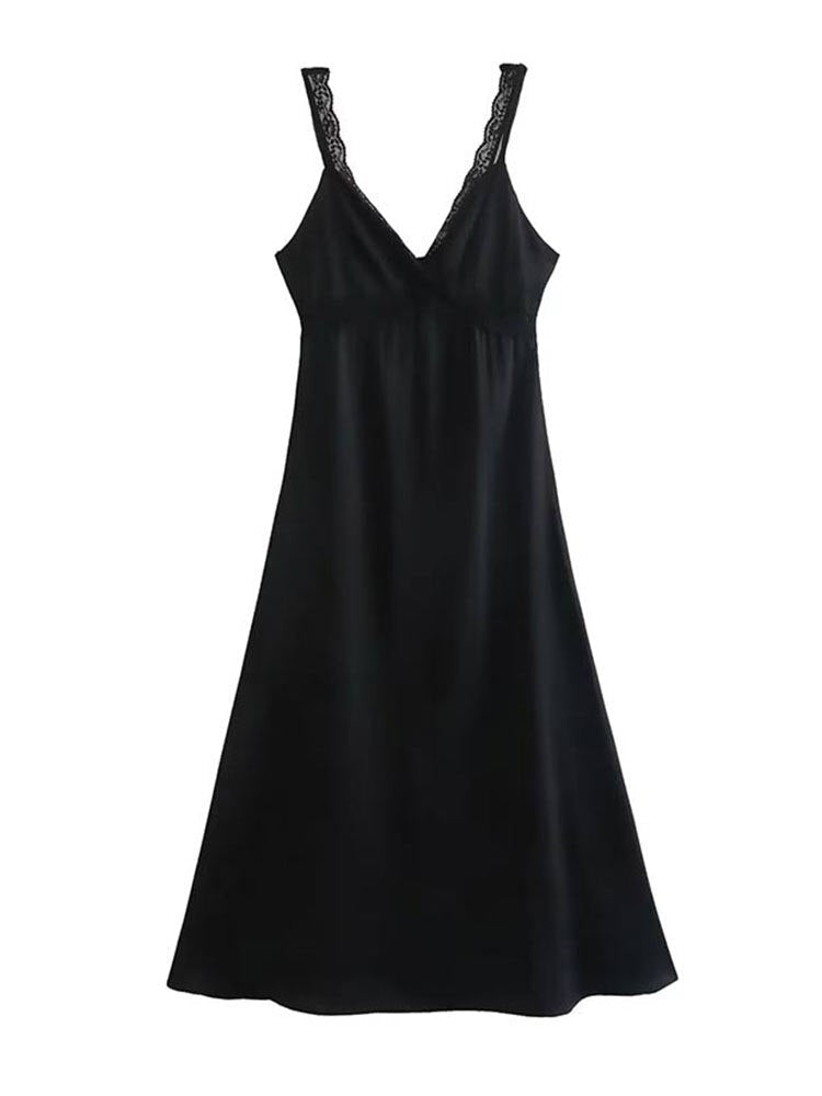 Levoire | Robe Maxi Profonde En V Sans Bretelles