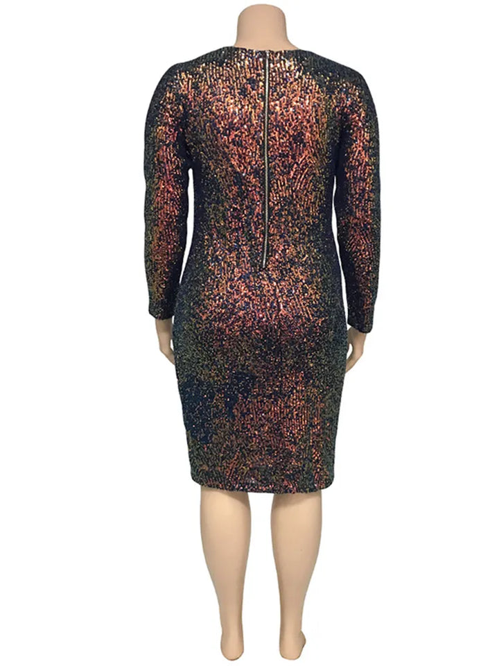 Levoire | Robe Longue À Paillettes Oversize