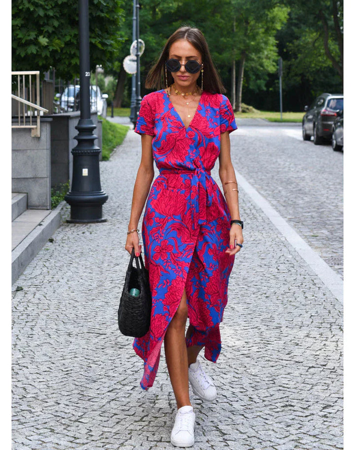 Levoire | Glamorous allure robe femme Rouge Bleu