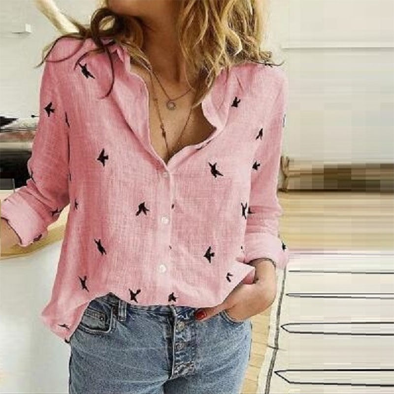 Levoire | Chemise À Manches Longues Rosa avec motif