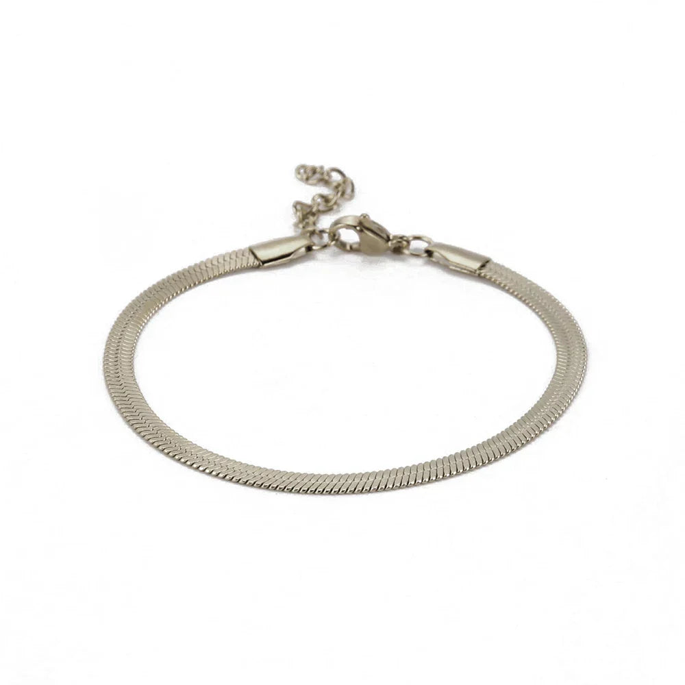 Levoire | Bracelet Serpent Doré Argent