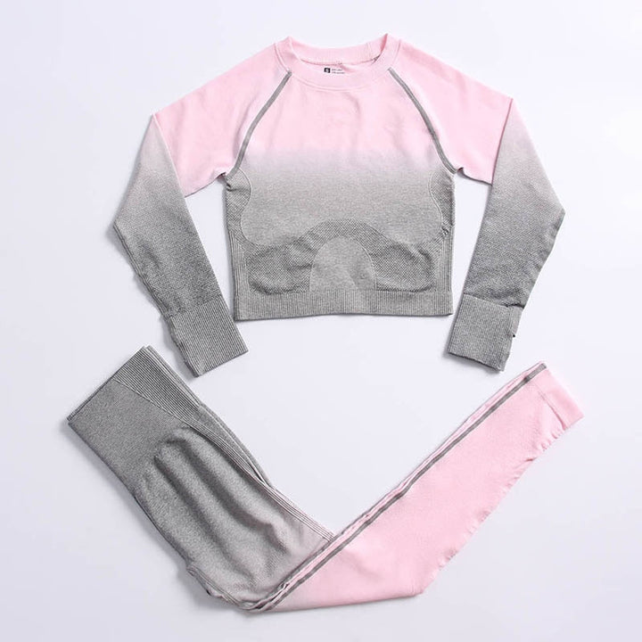 Levoire | Tenue De Sport Avec T-Shirt À Manches Longues Pudert
