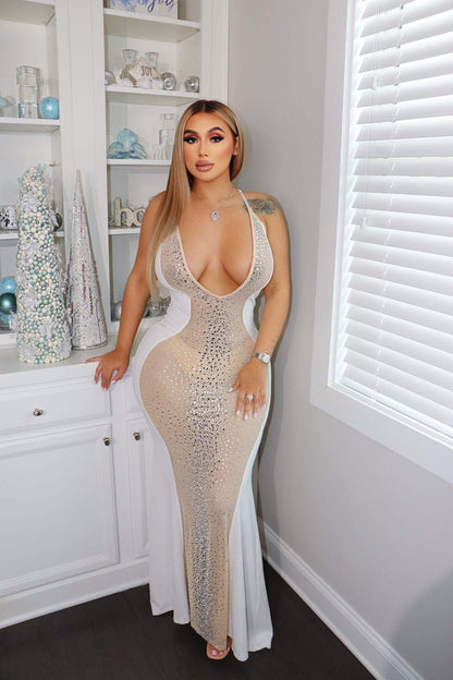 Levoire | Robe De Soirée En Cristal Scintillant