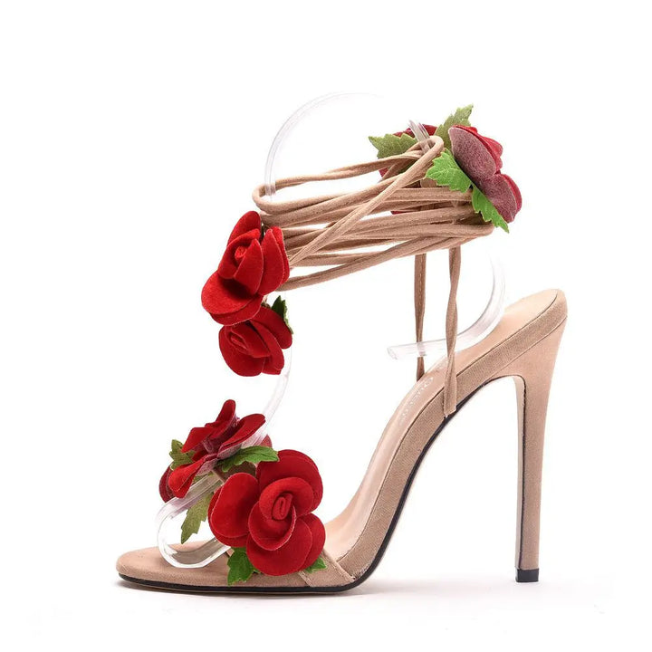 Levoire | Chaussure À Talon Satin Rose