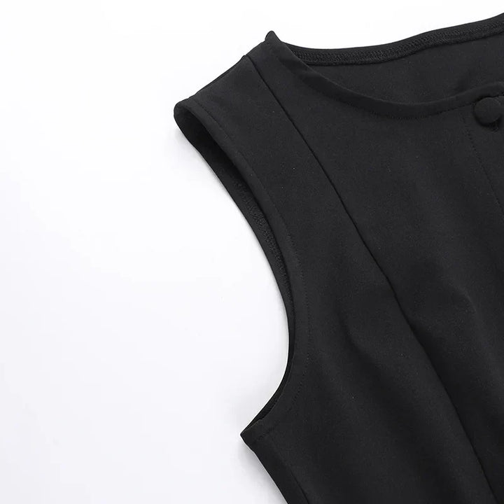 Levoire | Élégante robe mini boutonnée