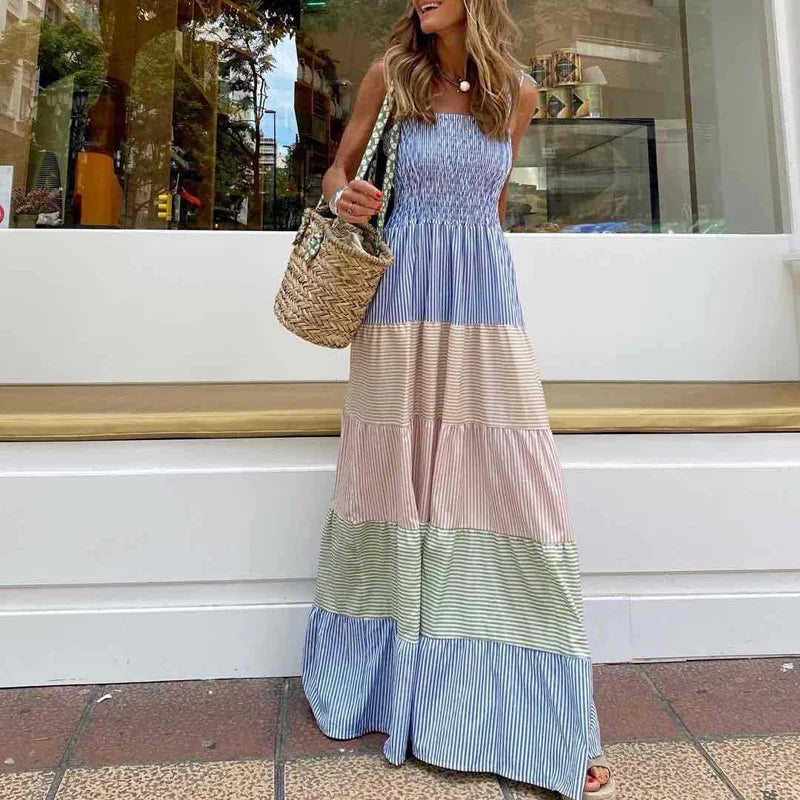 Levoire | Robe Maxi Bohème Bleu