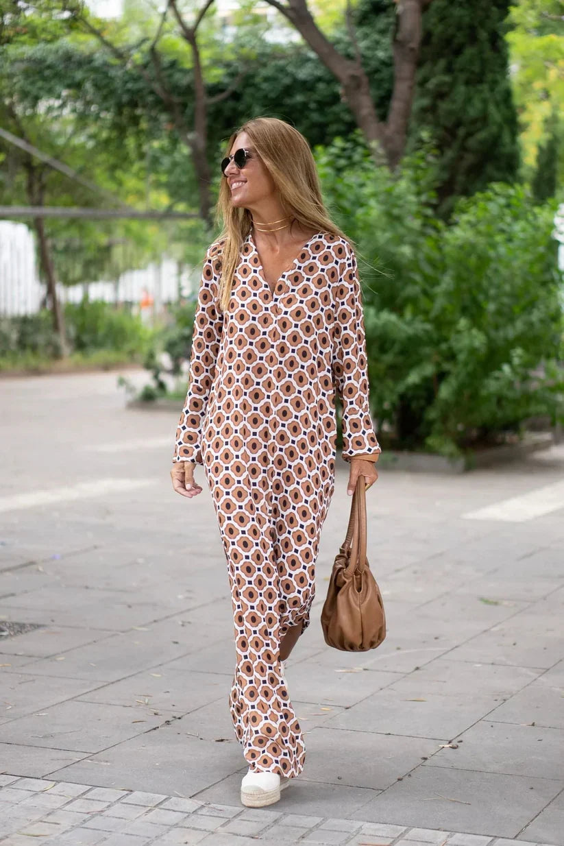 Levoire | Décontracté Et Chic Robe Braun