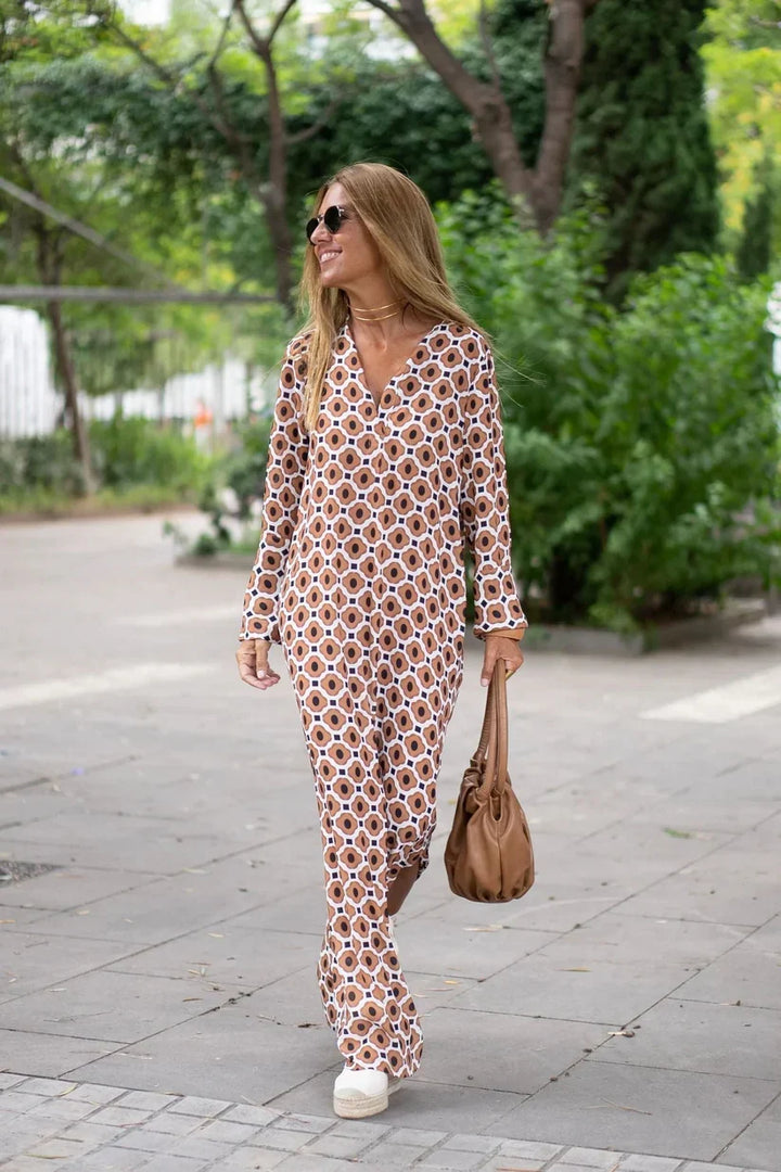 Levoire | Décontracté Et Chic Robe Braun