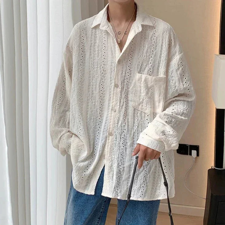 Levoire | Mode Chemises À Manches Longues Pour Hommes