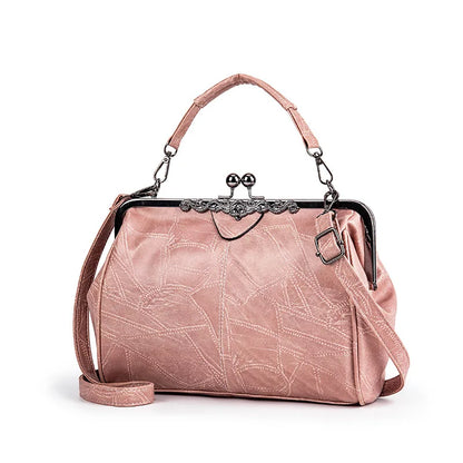 Levoire | Sac À Main Retro-Chic Et Doux Avec Une Allure Elegante Rose 28 x 22 x 6 cm