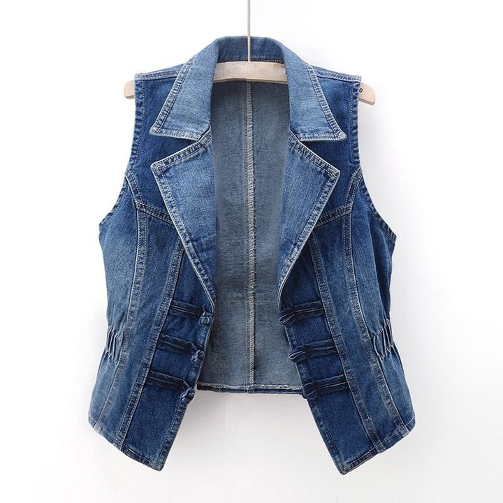Levoire | Débardeur En Denim Sans Manches Pour Femmes Mia