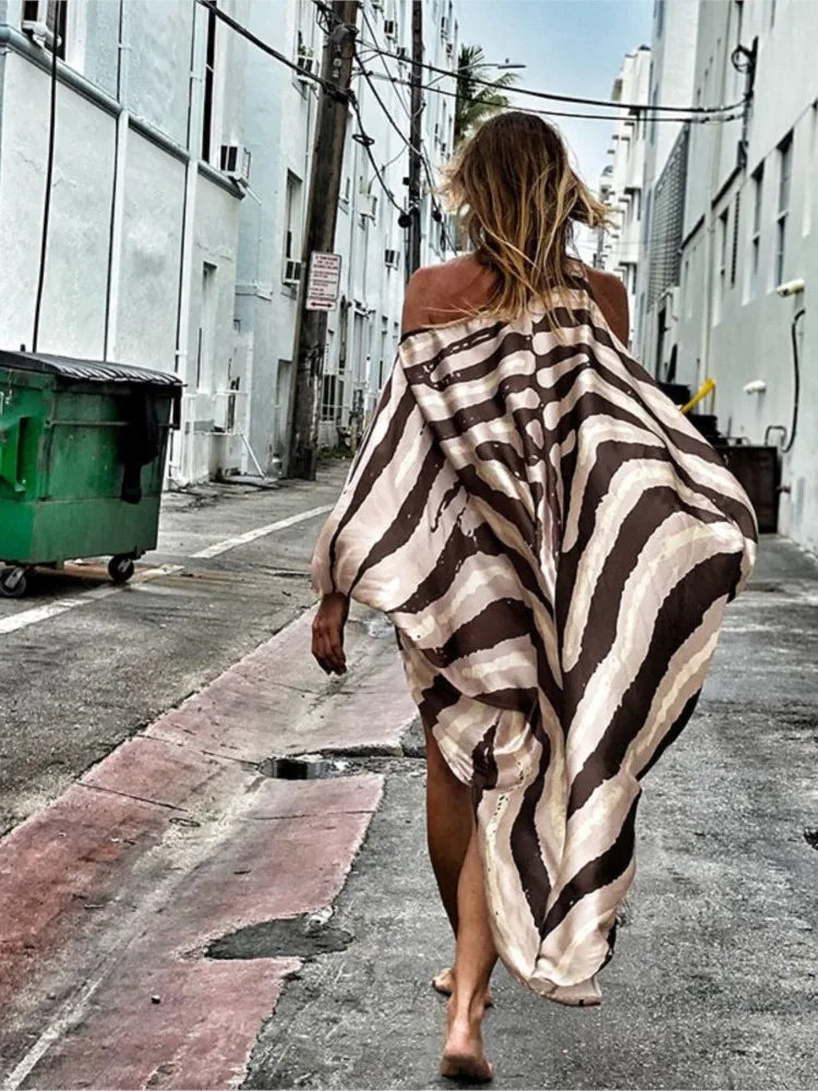 Levoire | Asymmetrische Lange Zomerjurk