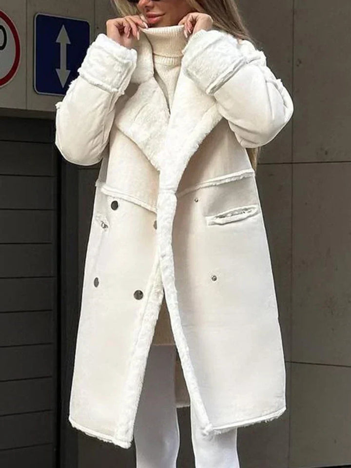 Levoire | Manteau long en fausse fourrure pour l'hiver