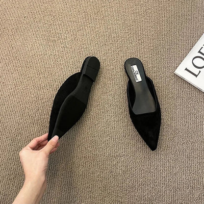 Levoire | Pantoufles Élégantes À Motif Léopard Noir