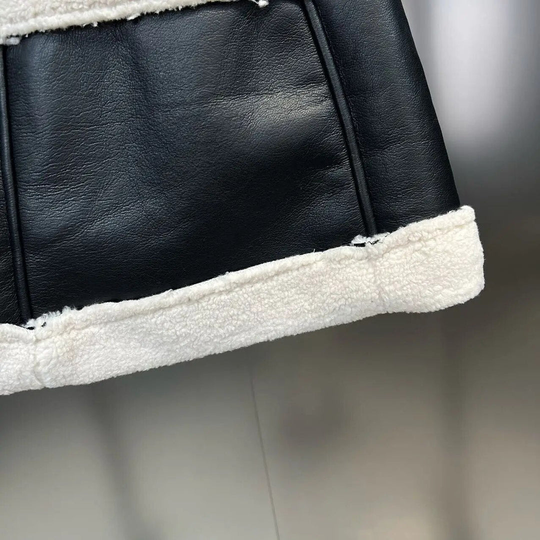 Levoire | Jupe Courte En Faux Cuir