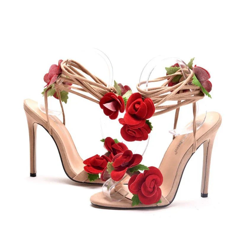 Levoire | Chaussure À Talon Satin Rose