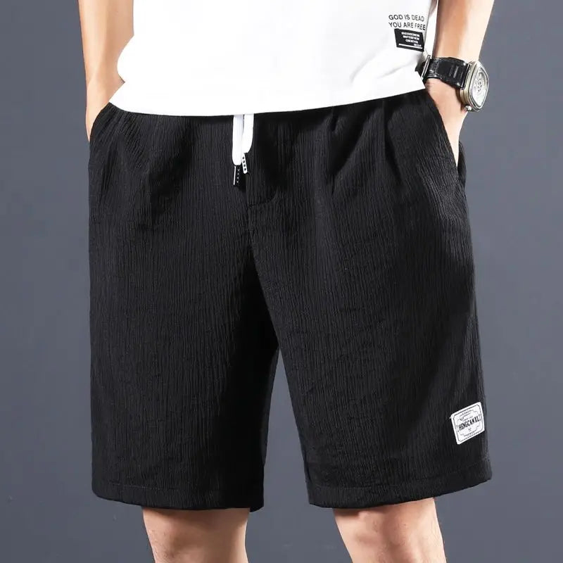 Levoire | Shorts En Lin Coton Noir