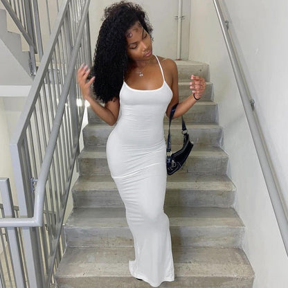 Levoire | Robes Maxi À Bretelles Spaghetti