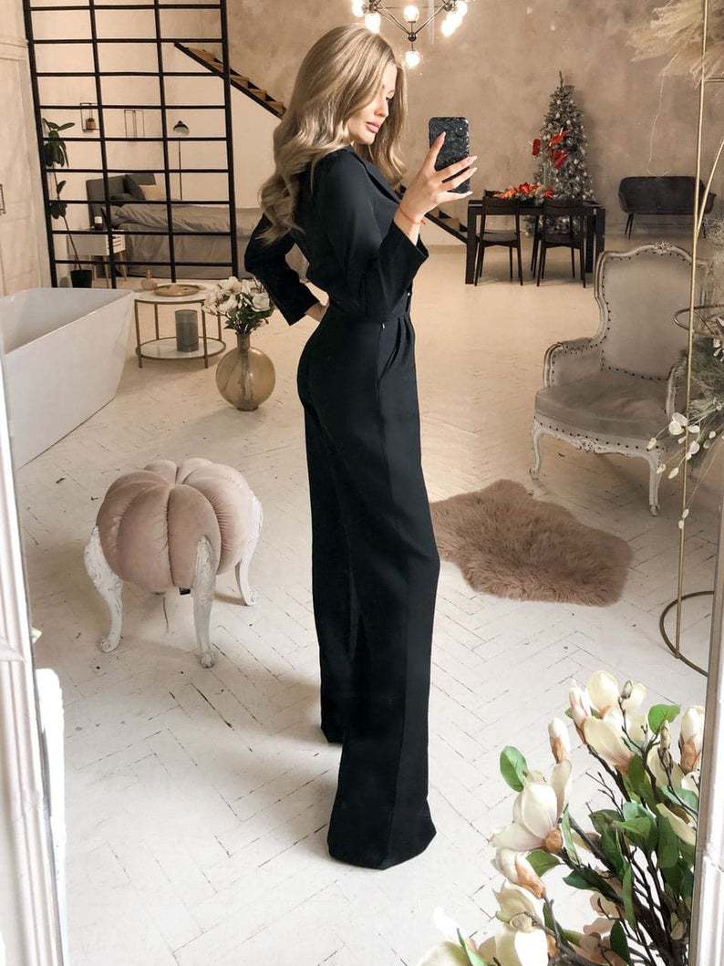 Levoire | Robe Élégante Avec Des Manches Longues