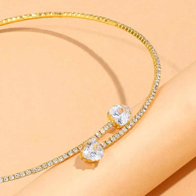 Levoire | Choker Cœur Strass