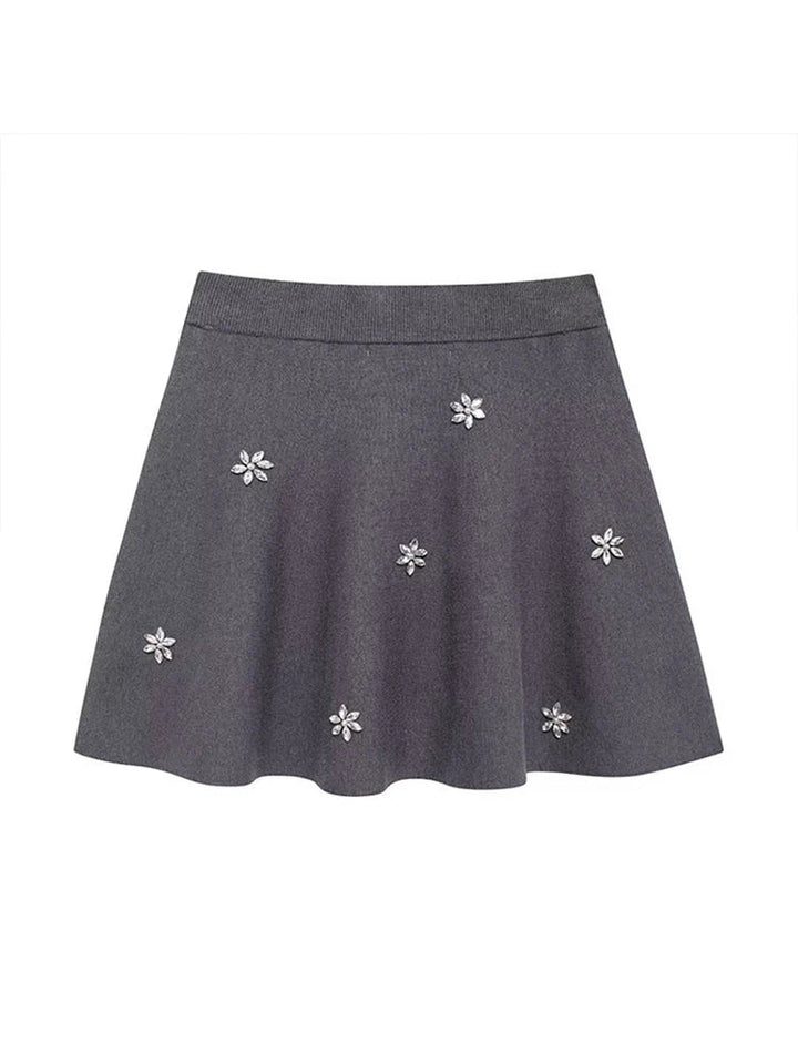 Levoire | Ensemble De Jupe En Tricot À Deux Pièces Pour Femmes