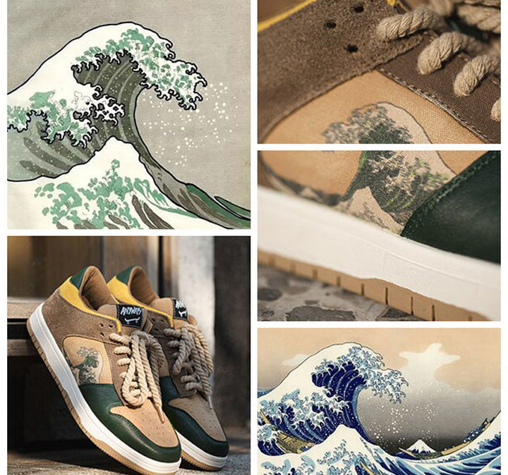 Levoire | Grand design de vagues baskets