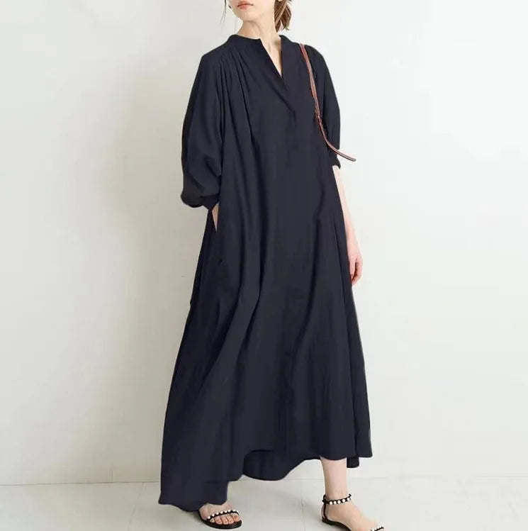 Levoire | Robe Vintage À Manches Longues Noir