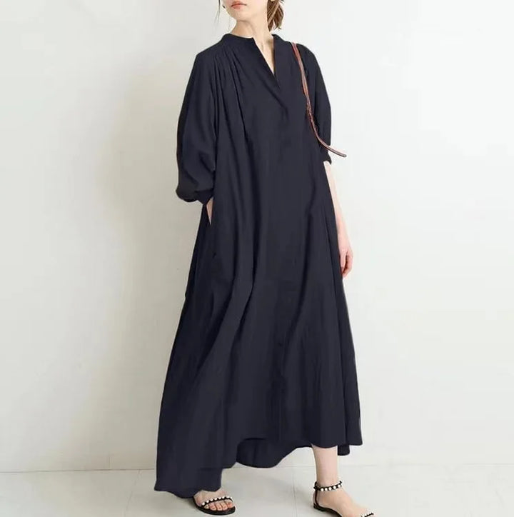 Levoire | Robe Vintage À Manches Longues Noir