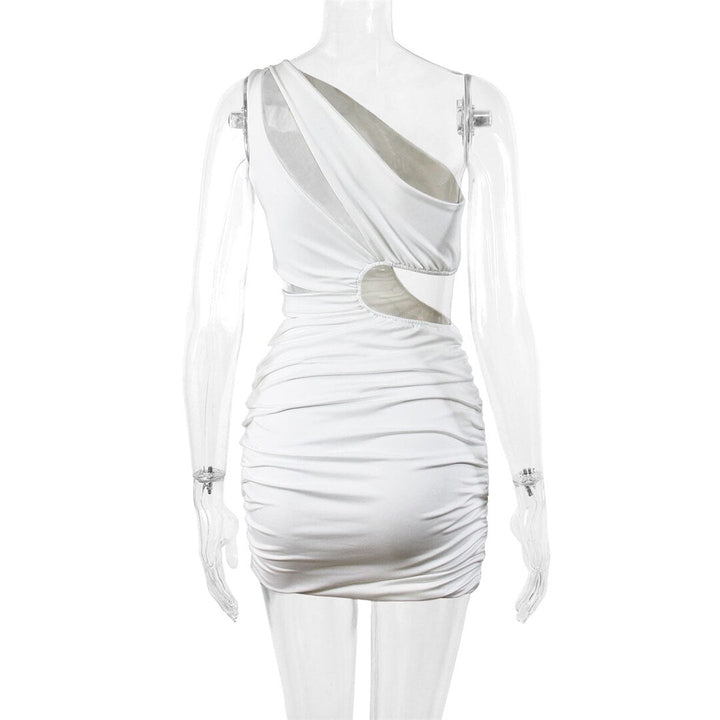Levoire | Une Épaule Vide Mini Robe