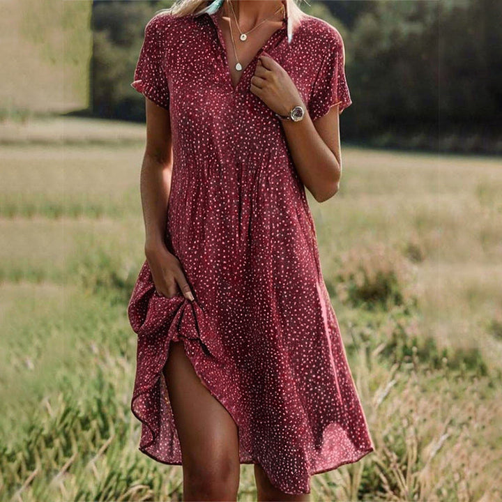Levoire | Robe Midi Fluide (Presque Épuisée) Rot