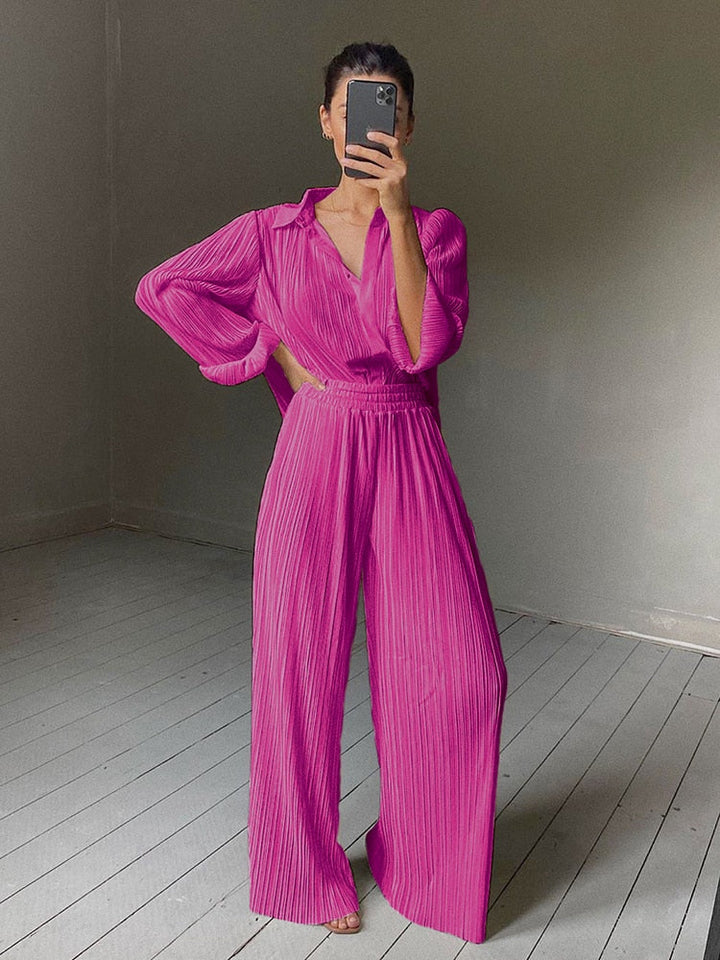 Levoire | Pièce Long Set Pour Femmes Élégante Et Confortable Tenue Rosa