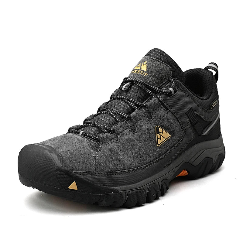Levoire | Chaussures De Randonnée Ergonomiques Avec Renfort Pour Les Orteils Pour Hommes Gris Jaune