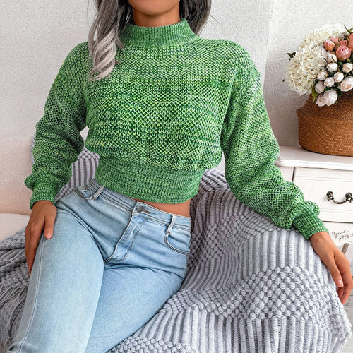 Levoire | Crop Top Pull Avec Manches Longues Pour Femmes