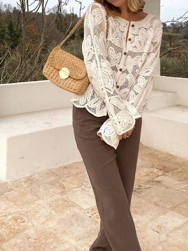 Levoire | Haut En Tricot Crochet Élégant