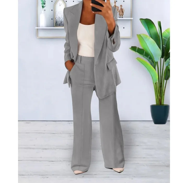 Levoire | Ensemble De Pantalon Élégant Et De Veste Pour Femmes