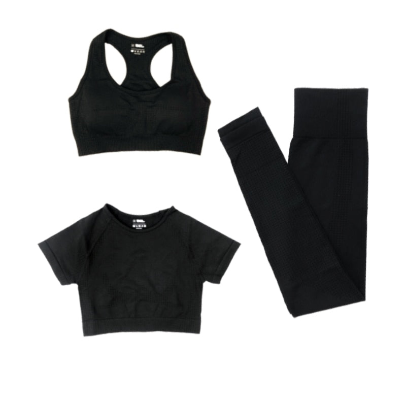 Levoire | Trois Pièces Tenue De Sport Noir