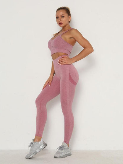 Levoire | Ensemble De Sport 2 Pièces Parfait À Porter Tous Les Jours Violet - Rose XL