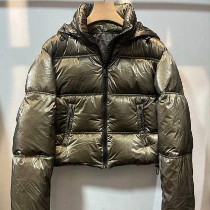 Levoire | Sweat-Shirt À Capuche À Col Haut À Manches Longues Avec Poches Khaki