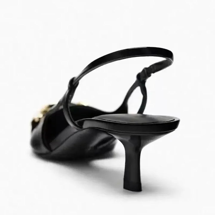 Levoire | Chic Chaîne Bureau Slingback Chaussures À Talons