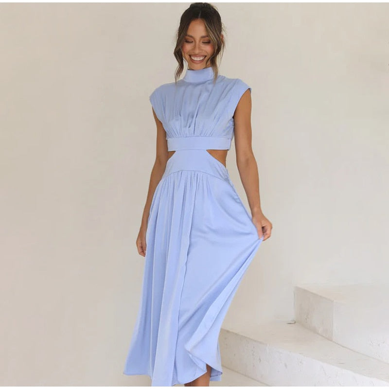 Levoire | Robe Courte Taille Haute Décolletée