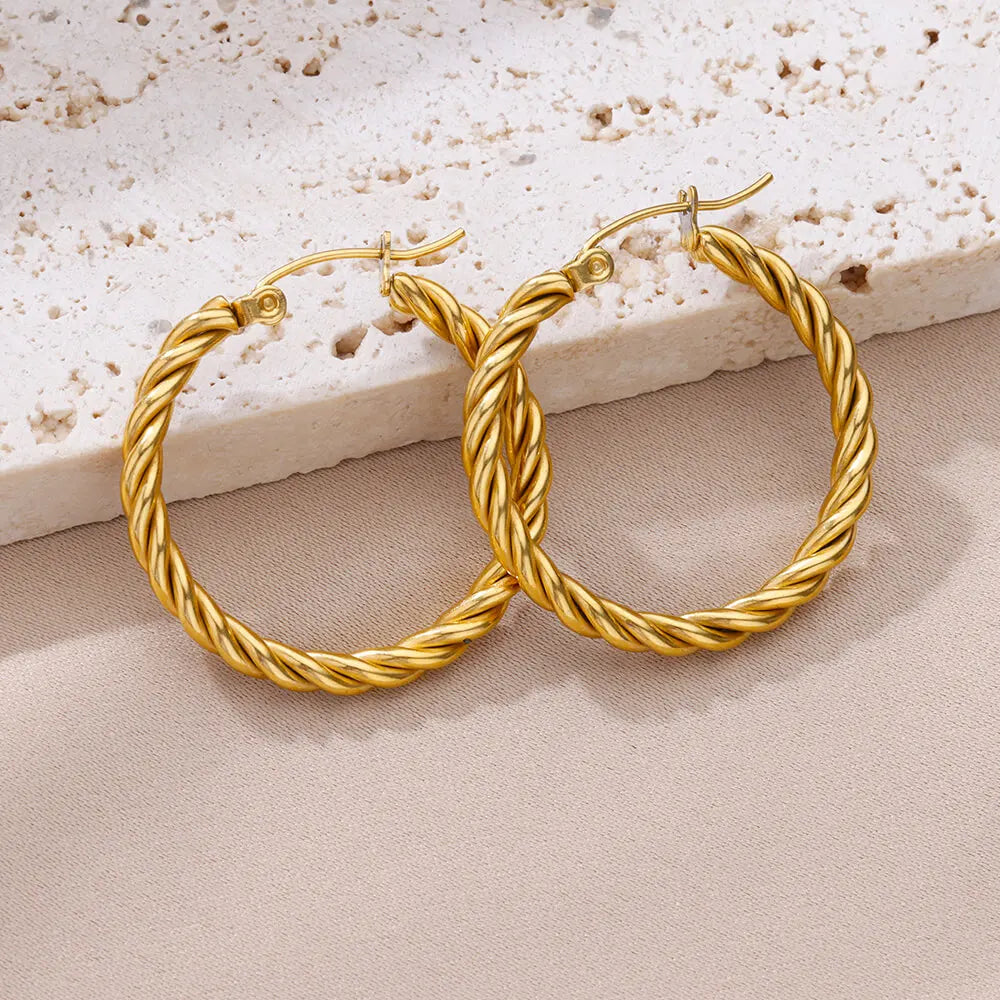 Levoire | Boucles D'Oreilles En Cercle Kierteiset Ou