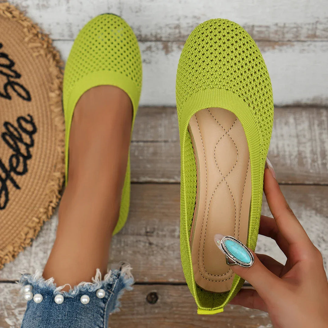 Levoire | Baskets Femme À Bout Rond Vert Clair