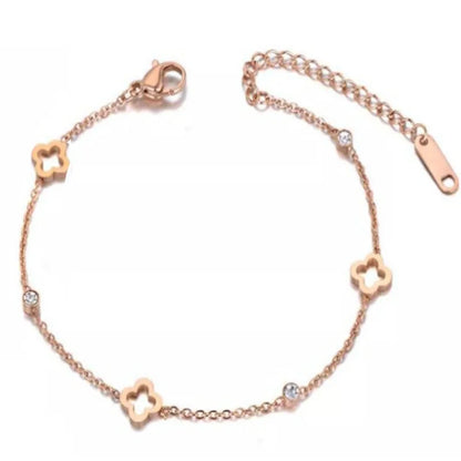 Levoire | Bracelet Floral Inox S5-1 pièce-rosé