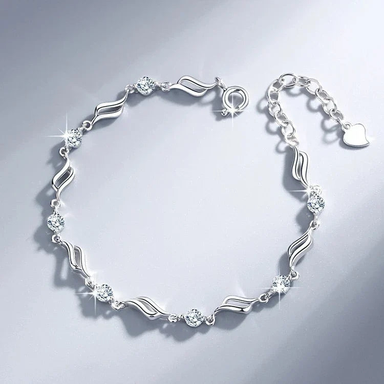 Levoire | Bracelet Cœur En Argent 925 Style 05
