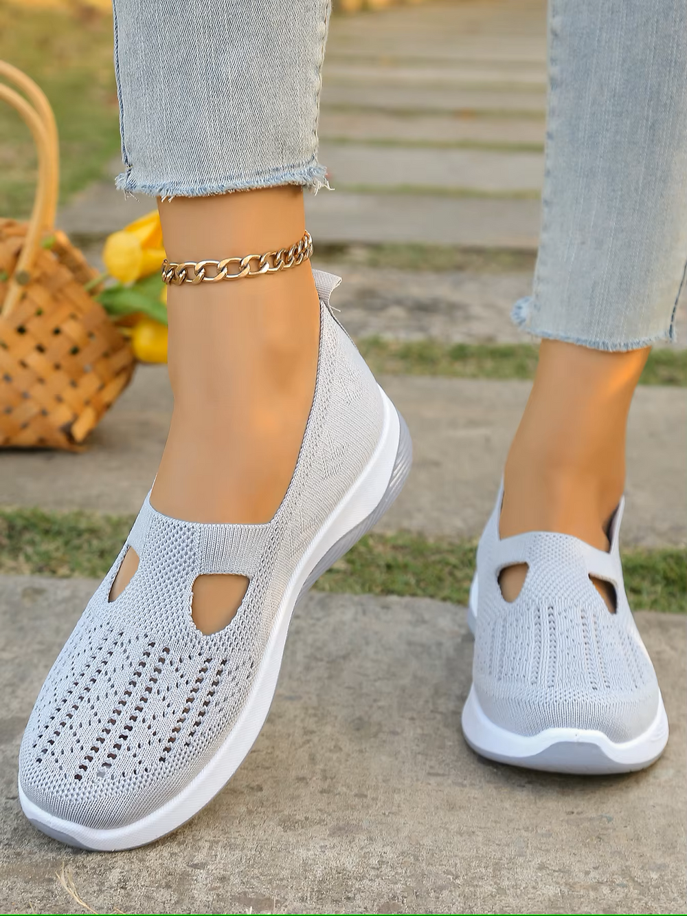 Levoire | Baskets Femme Toutes Saisons Gris