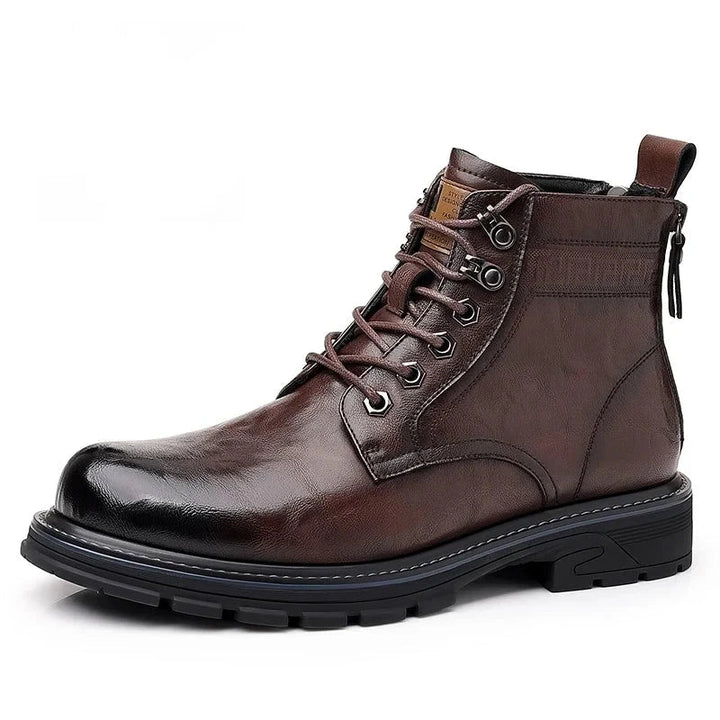 Levoire | Bottes de travail pour hommes Robe à motifs bruns