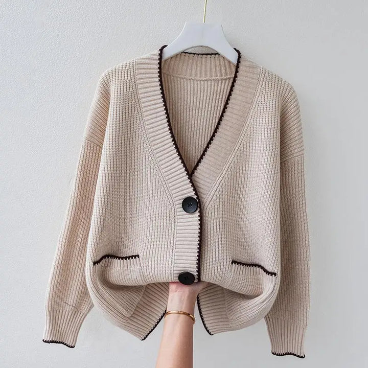Levoire | Stylé, Grande Taille Cardigan Beige