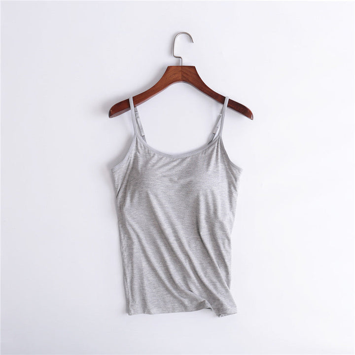 Levoire | Haut Élégant Avec Bralette Intégré Gris