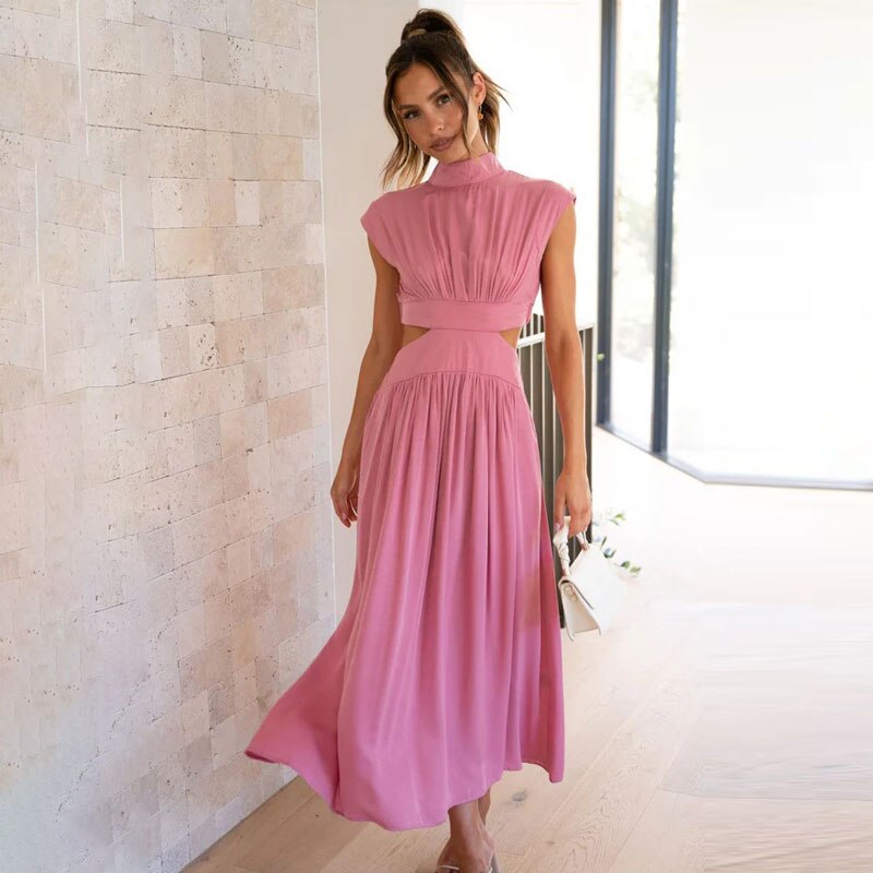 Levoire | Robe Courte Taille Haute Décolletée Rosa 1